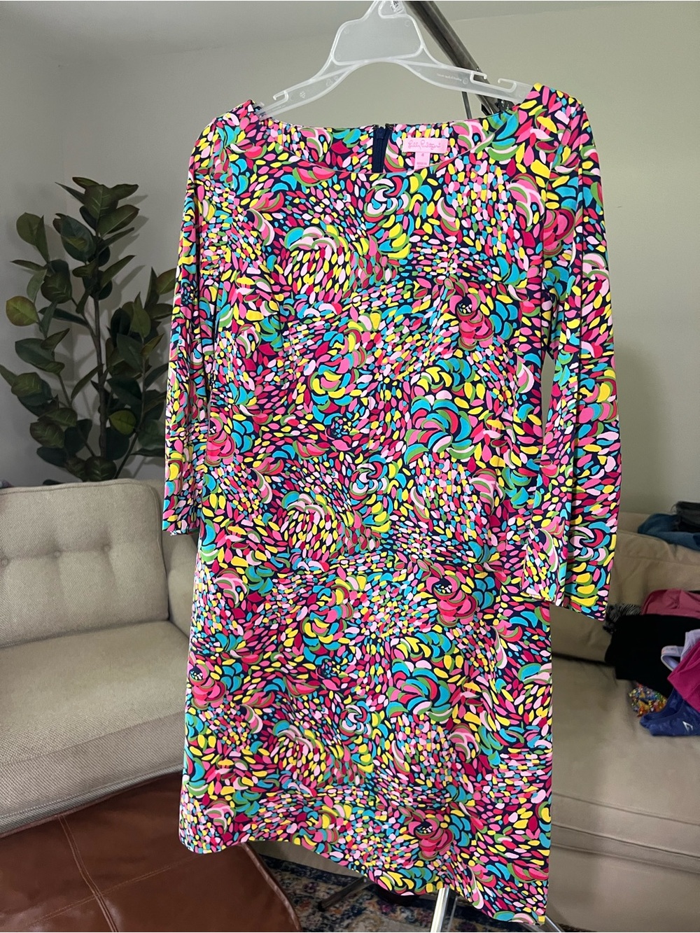 Like New Lilly Pulitzer Multi-Color Shift Dress - Pink Pattern